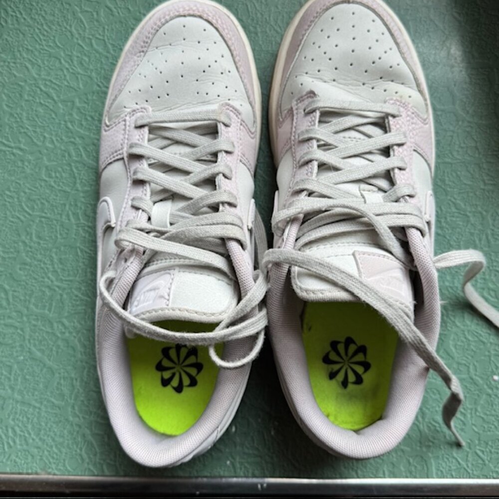 Nike Dunk Low Premium Next Nature White/Textured Light Pink Women's Size 9